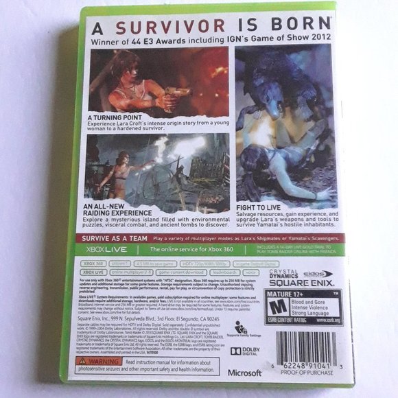Tomb Raider - Xbox 360 Video Game - Picture 3 of 3